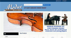 Desktop Screenshot of modusmusiikki.fi