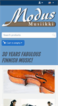 Mobile Screenshot of modusmusiikki.fi